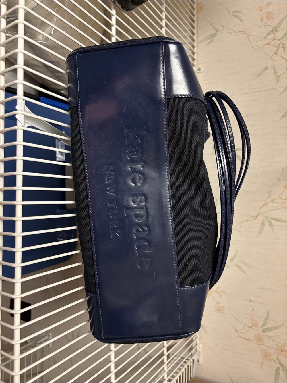 kate spade Navy and Black Messenger Bag